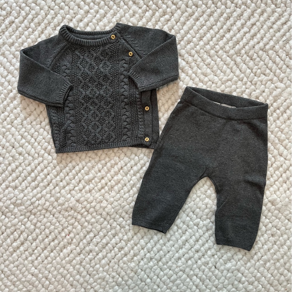 H&M / Cable Knit Set / 3M / NWOT